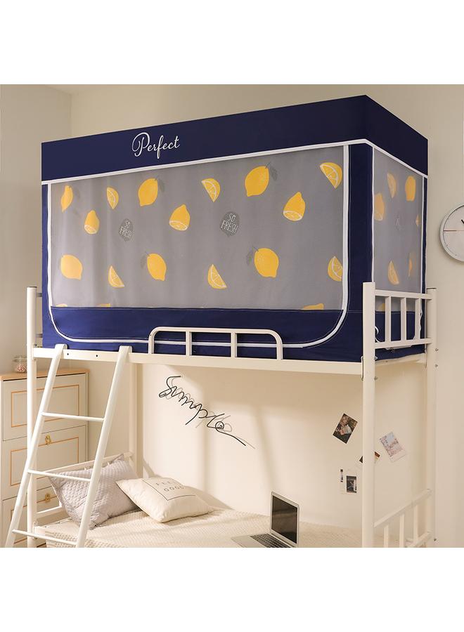 Bluejw Four Seasons Student Dormitory Three-door Mosquito Net Upper And Lower Floor Dust-proof Bed Curtain Integrated Anti-mosquito Shading Mosquito Net Manufacturers - Image 1