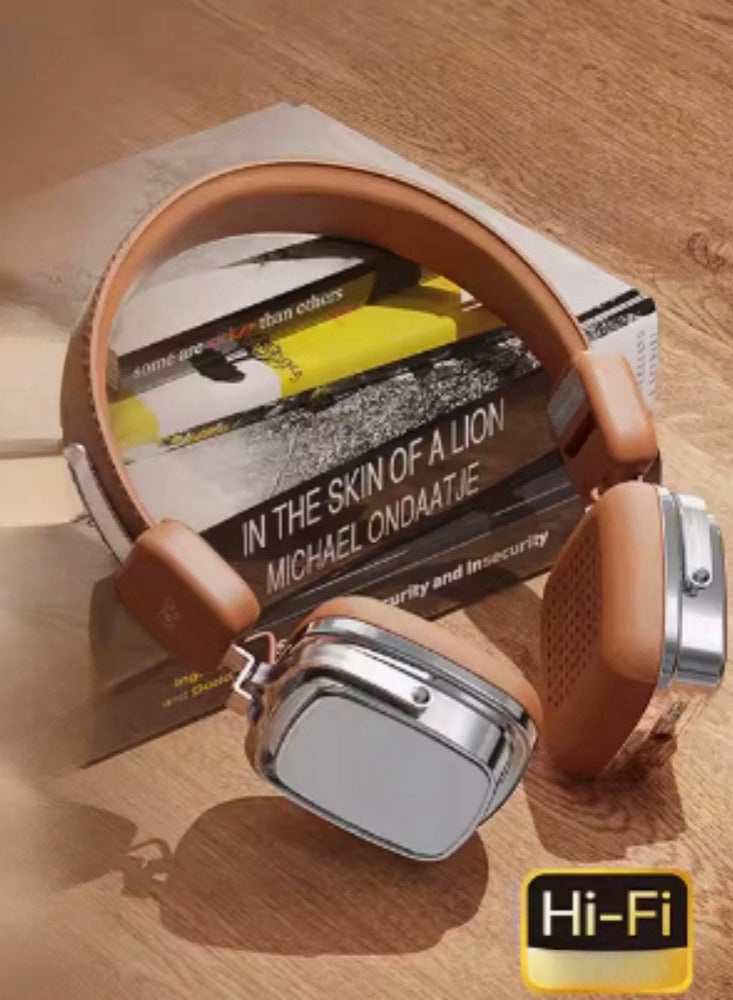 سماعات رأس بلوتوث لاسلكية ريترو مع تصميم أنيق وجودة صوت HiFi خالية من الفقد تدوم طويلاً