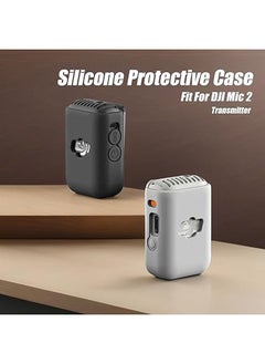 General DJI Mic 2 Silicone Case Wireless Microphone Osmo Pocket 3 Transmitter Case TX Skin Accessories Soft Protective Case 2-Pack  - Image 2