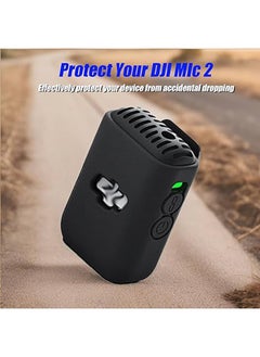 General DJI Mic 2 Silicone Case Wireless Microphone Osmo Pocket 3 Transmitter Case TX Skin Accessories Soft Protective Case 2-Pack  - Image 3