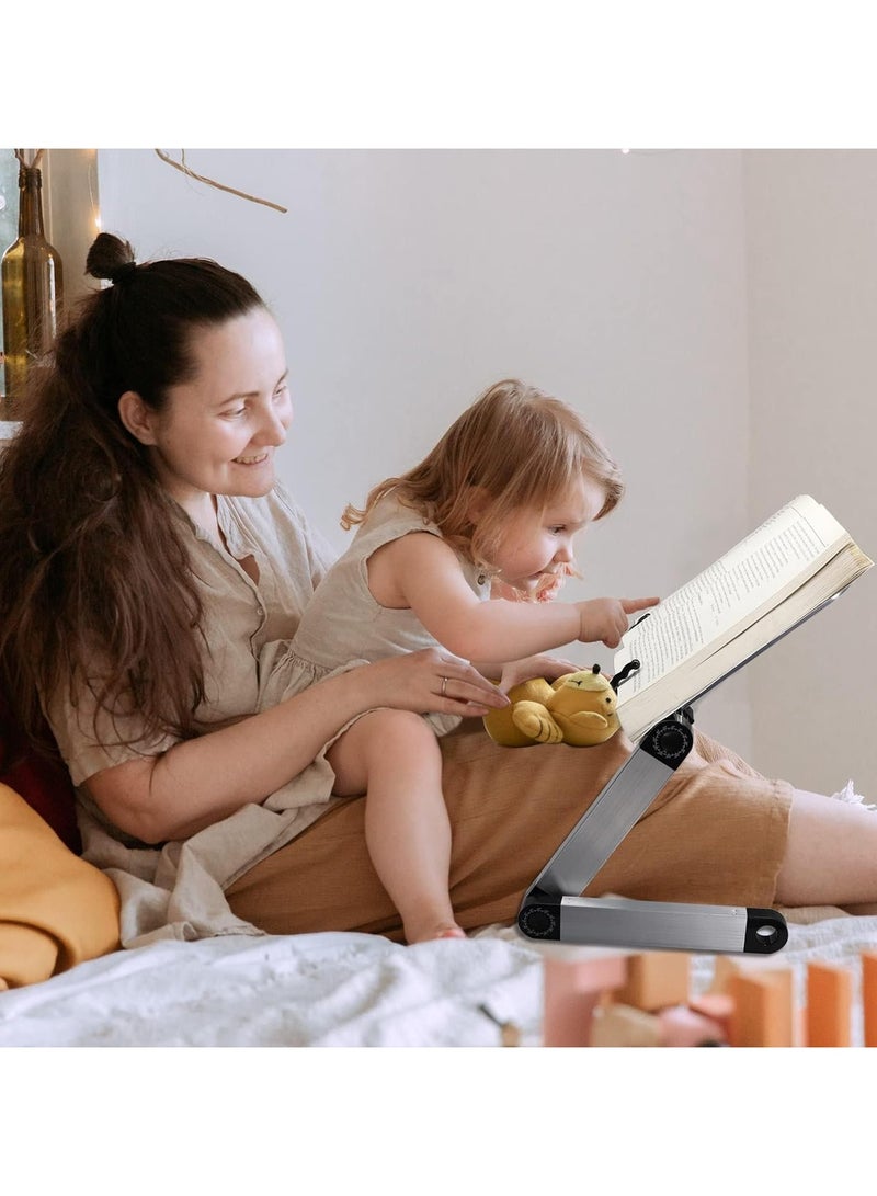 general Reading Bookshelf, Adjustable Bookshelf, Ergonomic Multi-Height Angle Stand for Textbooks, Recipes, Sheet Music, Laptops - Image 5