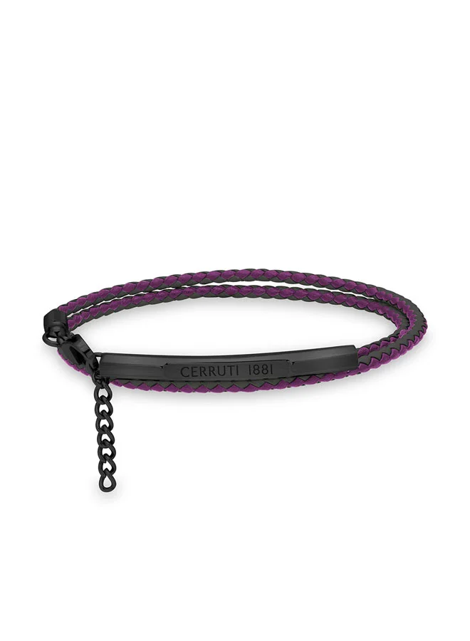 شيروتي 1881 Gents Bracelet Purple â€“ Unique and Stylish Design for Men