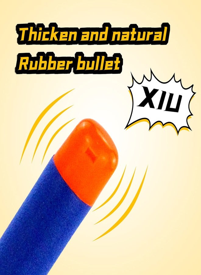 إيكيند سهام إسفنجية من إيكيند بطول 9.5 سم متوافقة مع سلسلة نيرف إيليت ميجا، عبوة إعادة تعبئة 72 سهمًا (أحمر وأزرق) - Image 3