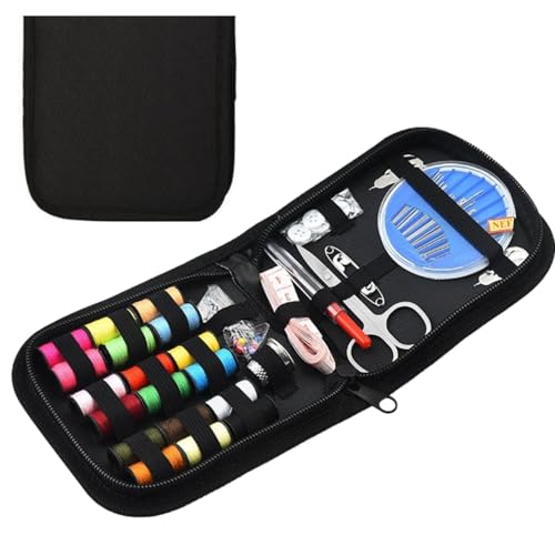 FunBlast 67 Pcs Sewing Kit, Needle and Thread Box, Small & Portable Travel Sewing Kits Box, Tailoring Accessories, Emergency Stitching Kit, Travel Sewing Box, Stitching Items Box for Home, Ladies - Image 1