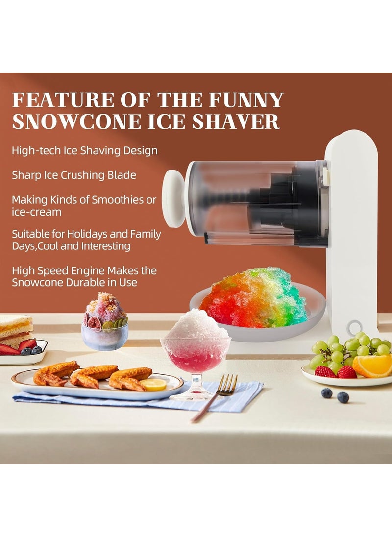 GION Frozen Dessert Machine Makes Soft Smoothies Slushie Shaved Ice Machine Snow Cone Maker for Home
