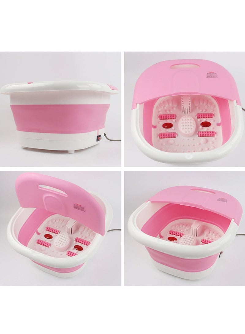 Leon Home Foot Spa Bath Massager Machine With Temperature Control, Vibration Bubble Jet Foldable, Automatic Massage, Infrared Cleaning, Bubble Surfing - Image 2