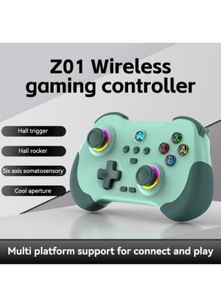 Mobile Gaming Controller for iPad/iPhone/Tablet, Cloud Controller Remote Joystick for iOS/Android, Wireless Switch Controller with Macro ons/Hall-Rocker/Hall-Trigger/Dual Vibration (Green) - pzsku/ZE07602CEE38A8E6C33CAZ/45/1745020914/1e7c415a-767d-48ff-b245-b501037df6a9