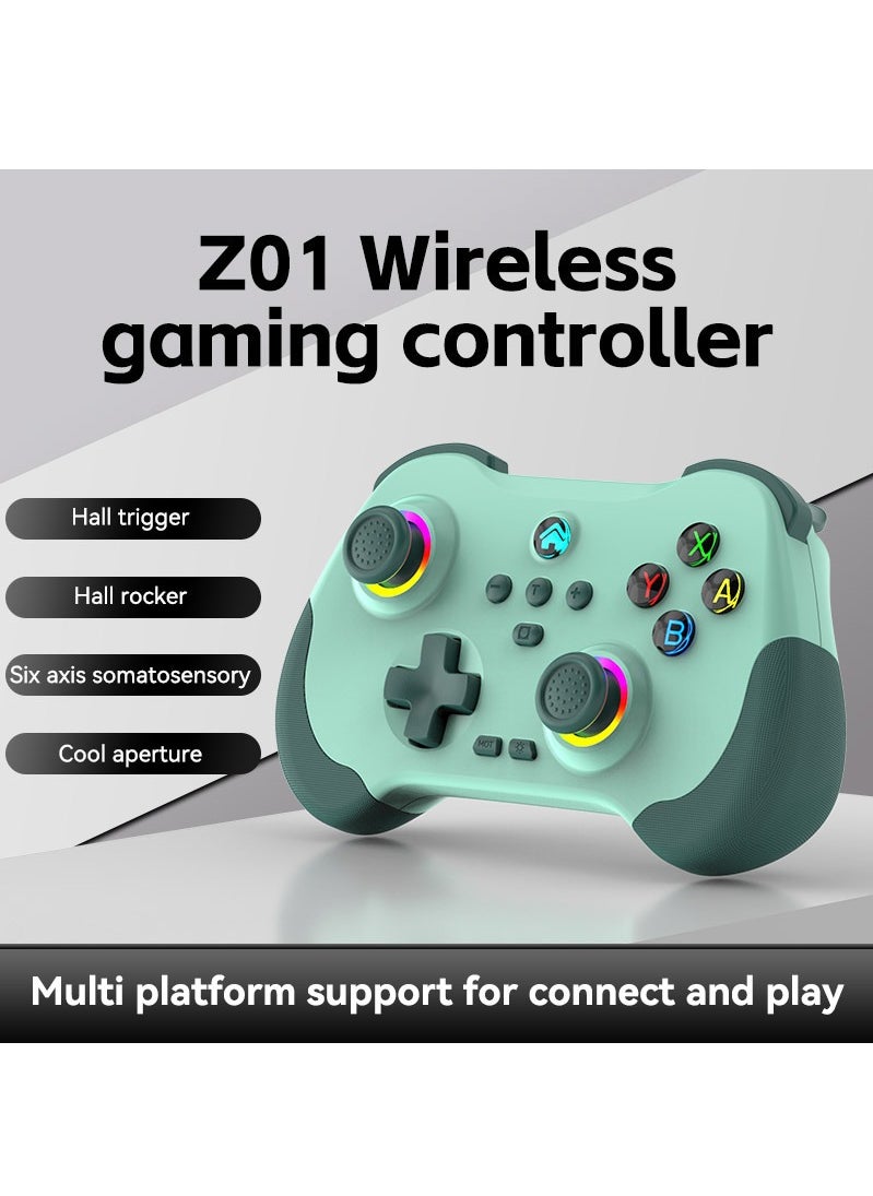 Beauenty Mobile Gaming Controller for iPad/iPhone/Tablet, Cloud Controller Remote Joystick for iOS/Android, Wireless Switch Controller with Macro ons/Hall-Rocker/Hall-Trigger/Dual Vibration (Green)  - Image 1