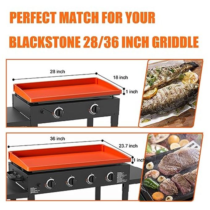 Lyonbi Griddle Cover for Blackstone 36" Inch Griddle,Silicone Griddle Cover,Blackstone Griddle Accessories,Heavy Duty Food Grade Silicone Grill Cover, All-season Grill Protective - Image 2