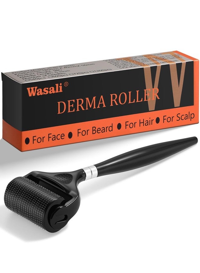 Wasali Derma Roller For Face Hair Beard，Scalp Derma Roller， Beard Microneedle Roller，Personal Use Microneedling Roller Microdermabrasion Cosmetic Beauty Instrument Self-Care Gifts For Men Women - Image 1