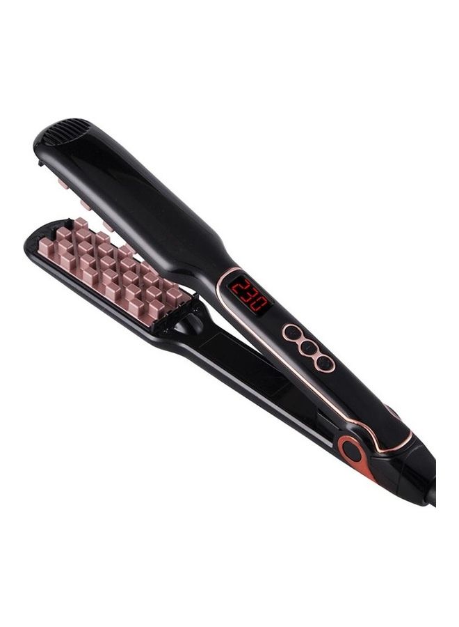 NIBEMINENT Multi functional Long And Short Hair Styling Iron Ceramic Styler Black - Image 2