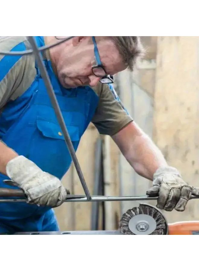 1pc 4 Inch Heavy Duty Cup Brush For Angle Grinder Rust Removal Metal Polishing - Image 4