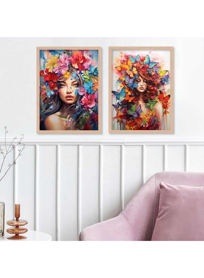 ARTELLY Painting For Wall Decoration - Framed Big Size Wall Painting Frames For Living Room Bedroom Home Office Decor Items (Set of 4) (Medium, Modern Art 3) - Image 4