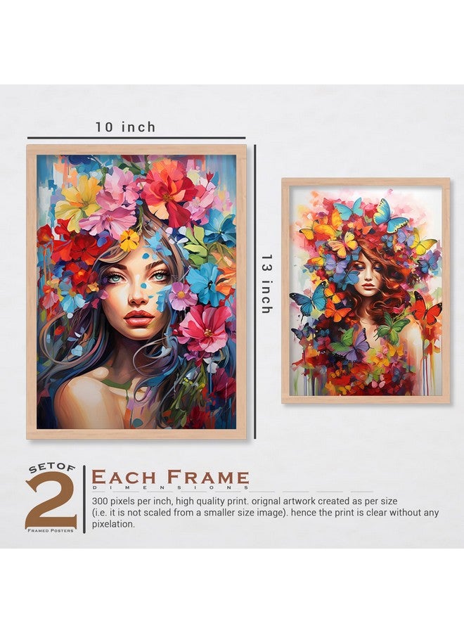 ARTELLY Painting For Wall Decoration - Framed Big Size Wall Painting Frames For Living Room Bedroom Home Office Decor Items (Set of 4) (Medium, Modern Art 3) - Image 2