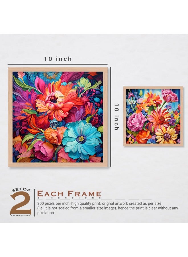 ARTELLY Painting For Wall Decoration - Framed Big Size Wall Painting Frames For Living Room Bedroom Home Office Decor Items (Set of 4) (Medium, Modern Art 3) - Image 3