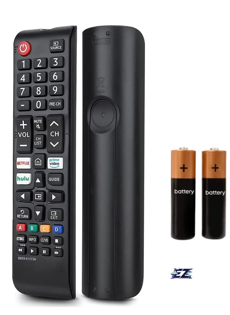 ELTRAZONE BN59-01315A Replacement Remote Control for Samsung TV (2-Pack) – Siawclub Universal Infrared Remote for Samsung Smart TV, LED, LCD, HDTV, 4K, 3D, Series TV – Includes Battery - Image 1