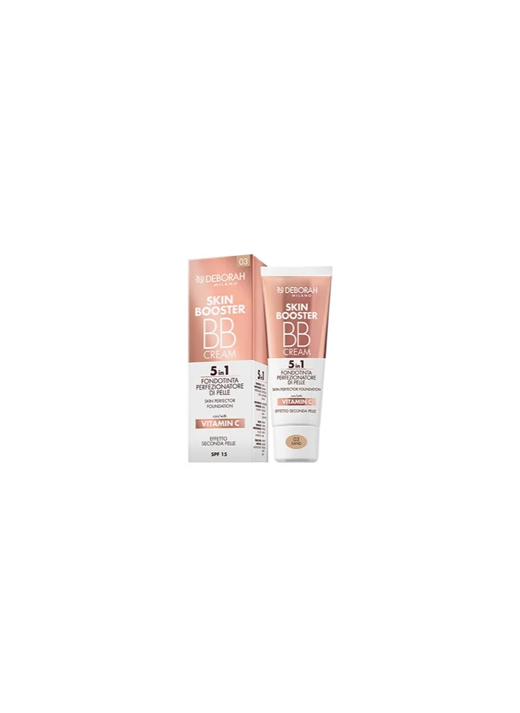 ديبورا ميلانو SKIN BOOSTER BB CREAM 5 IN 1 SKIN PERFECTOR FOUNDATION 03 - SAND