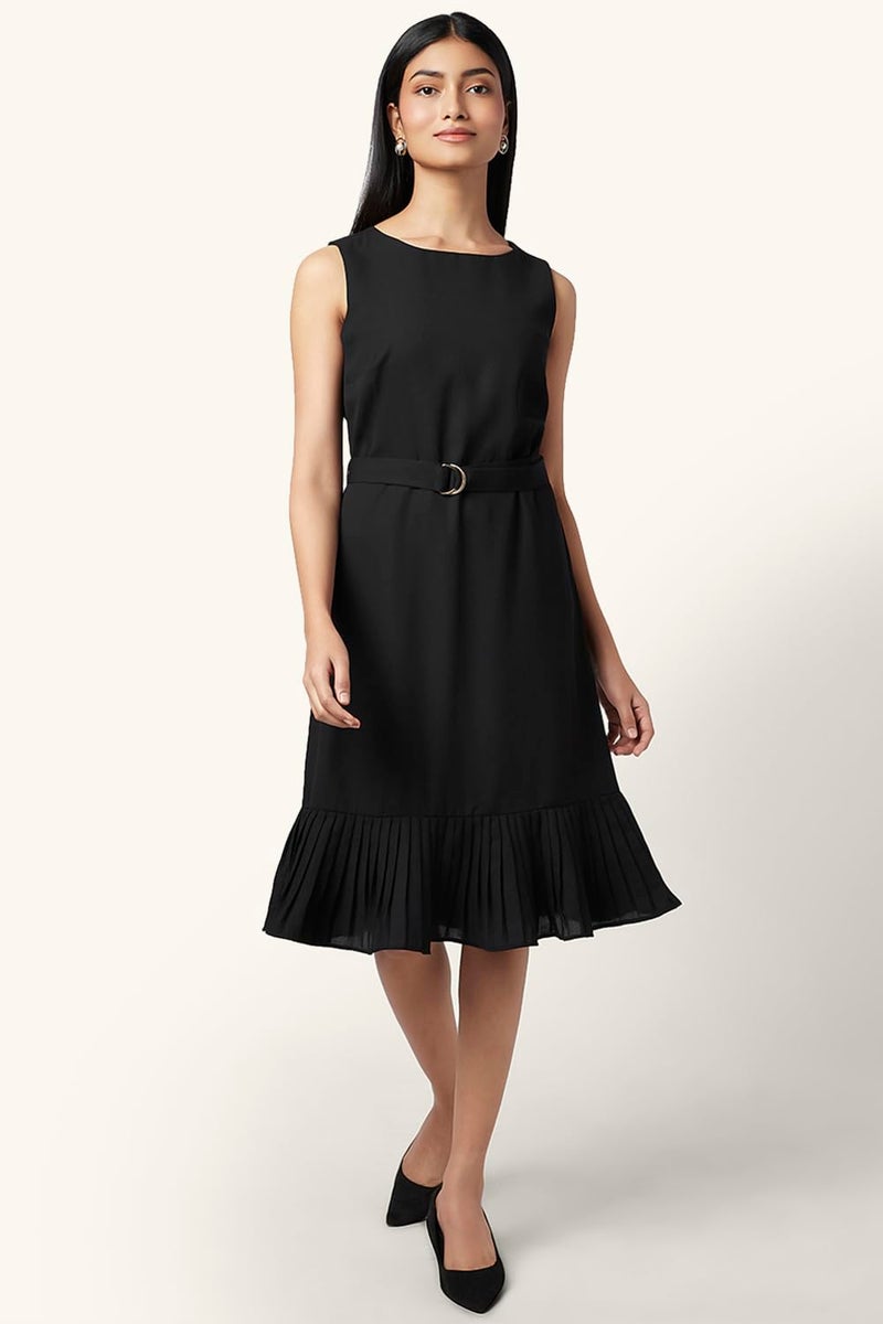 Annabelle Women's Annabelle Black Dress Regular Fit,Black,XL - Image 3