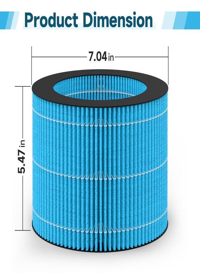 Harebery 2 Pack MistAire Eva Replacement Filter Compatible with Pure Enrichment MistAire Eva - Mist-Free Evaporative Humidifier (2.8L) (Model: PEHUMEVA) - Image 4