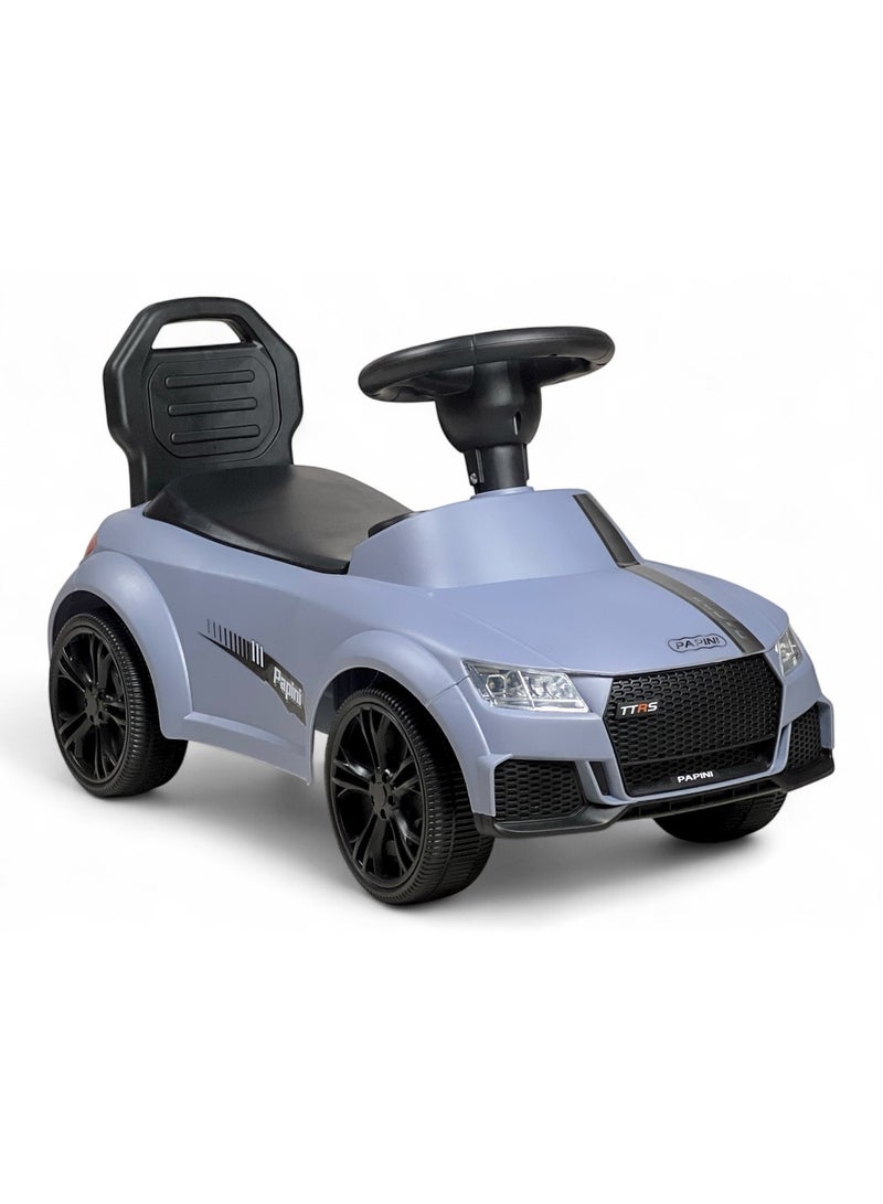 ALBADER Kids Ride On Push Car Sports Design Musical Ride On Car for Toddlers with Lights Storage Under Seat Comfortable Backrest Strong Wheels Indoor Outdoor Sliding Car Toy Multiple Colors Kids Push Car Ride On Toy - Image 1