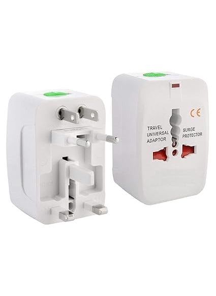 Generic Universal Worldwide International Travel Adapter Plug Travel Accessories Includes Surge Protector ABDeals  - Image 1
