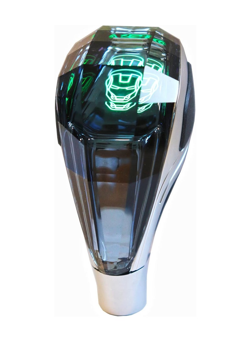 WINCA 7 Colors Crystal Gear Lever knobs with logo Touch Activated Ultra LED Light Illuminated Gear Shift Knob,Fits for Most Cars with Button-Less Operated Shifter (KIA) - Image 1