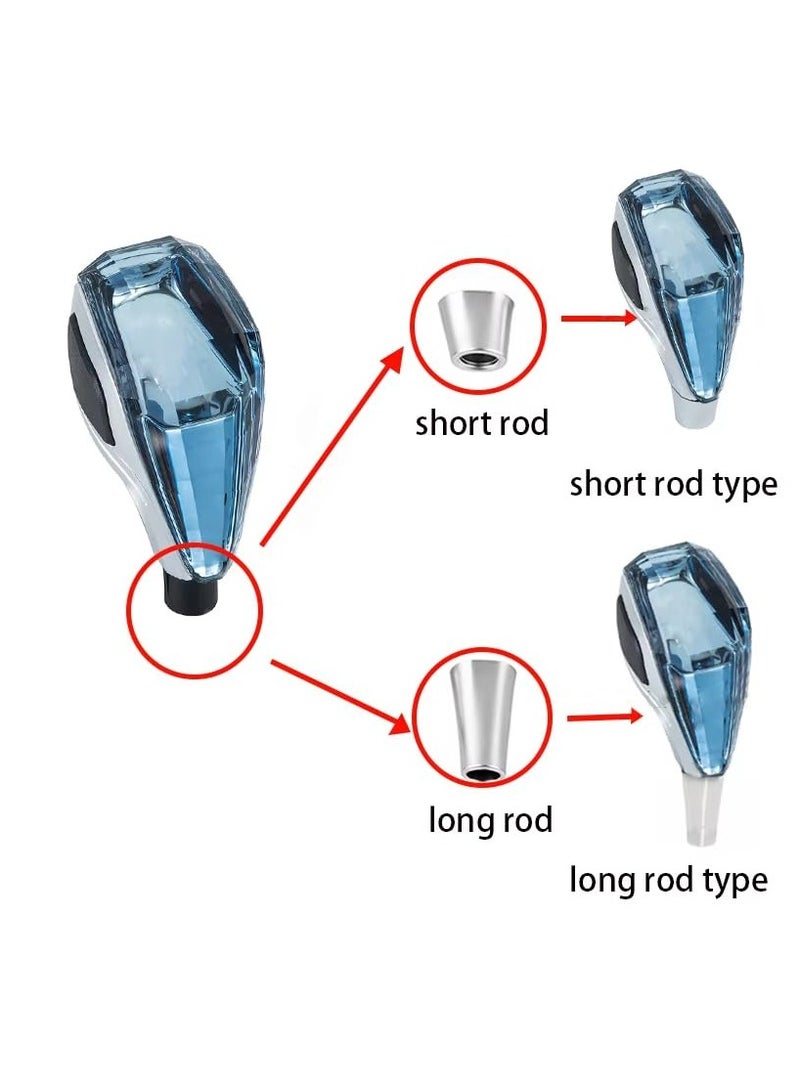 WINCA 7 Colors Crystal Gear Lever knobs with logo Touch Activated Ultra LED Light Illuminated Gear Shift Knob,Fits for Most Cars with Button-Less Operated Shifter (KIA) - Image 3