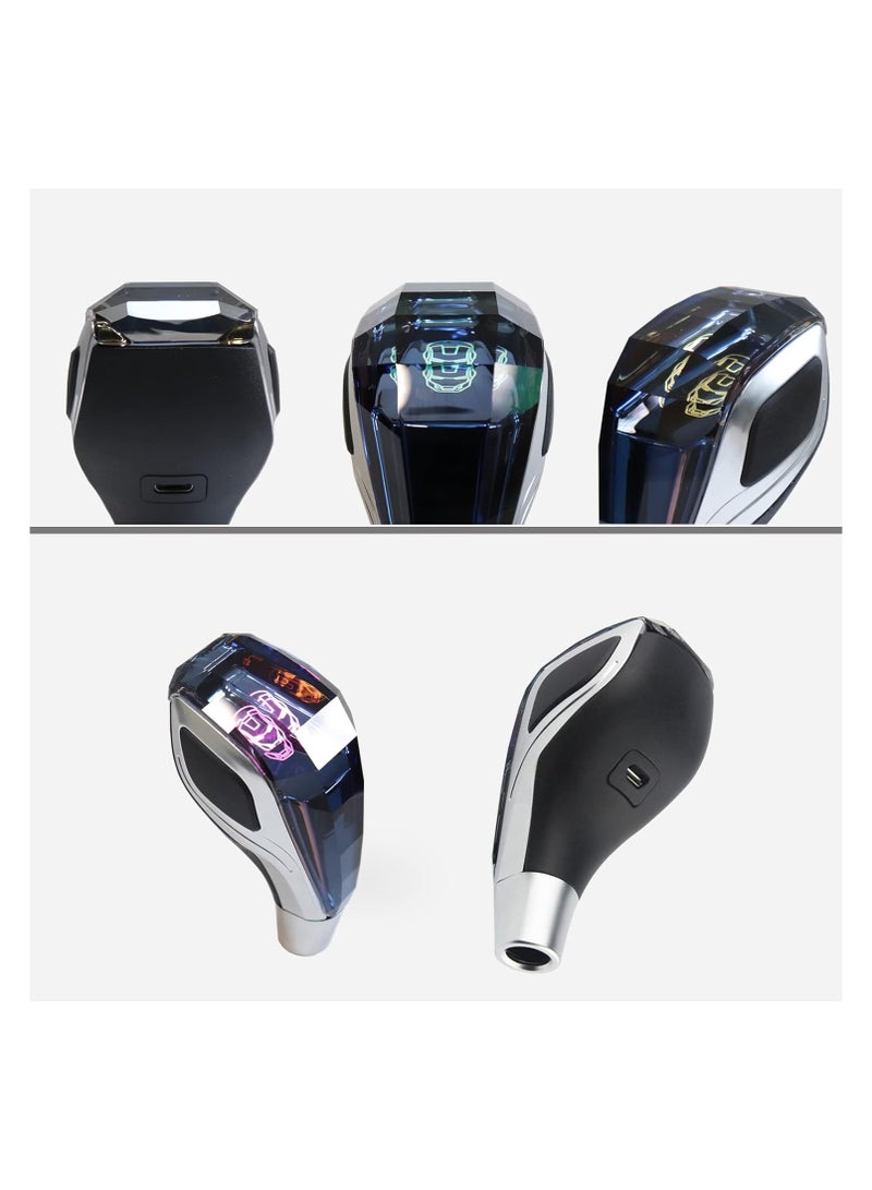 WINCA 7 Colors Crystal Gear Lever knobs with logo Touch Activated Ultra LED Light Illuminated Gear Shift Knob,Fits for Most Cars with Button-Less Operated Shifter (KIA) - Image 4