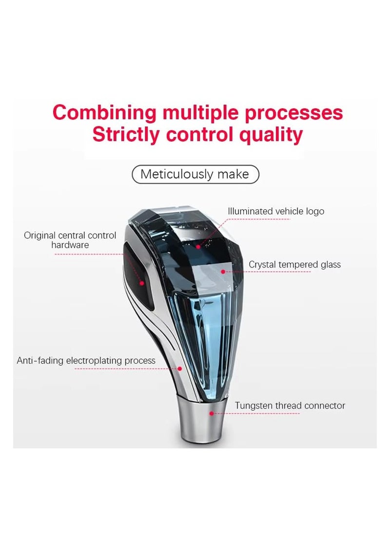 WINCA 7 Colors Crystal Gear Lever knobs with logo Touch Activated Ultra LED Light Illuminated Gear Shift Knob,Fits for Most Cars with Button-Less Operated Shifter (KIA) - Image 5