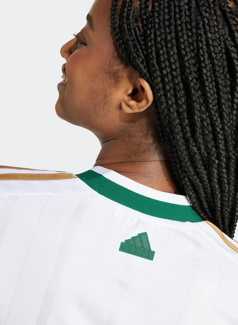 Adidas Tiro 3 Stripe Cropped Jersey