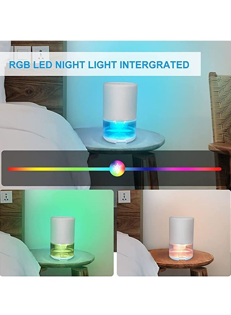 Captaintech Dehumidifier 1000ML Home Dehumidifier 2600 Cubic Feet with 7 Color LED Lights Silent Bedroom Portable Dehumidifier 285 sqft Closet Bedroom Bathroom RV Office (White) - Image 3