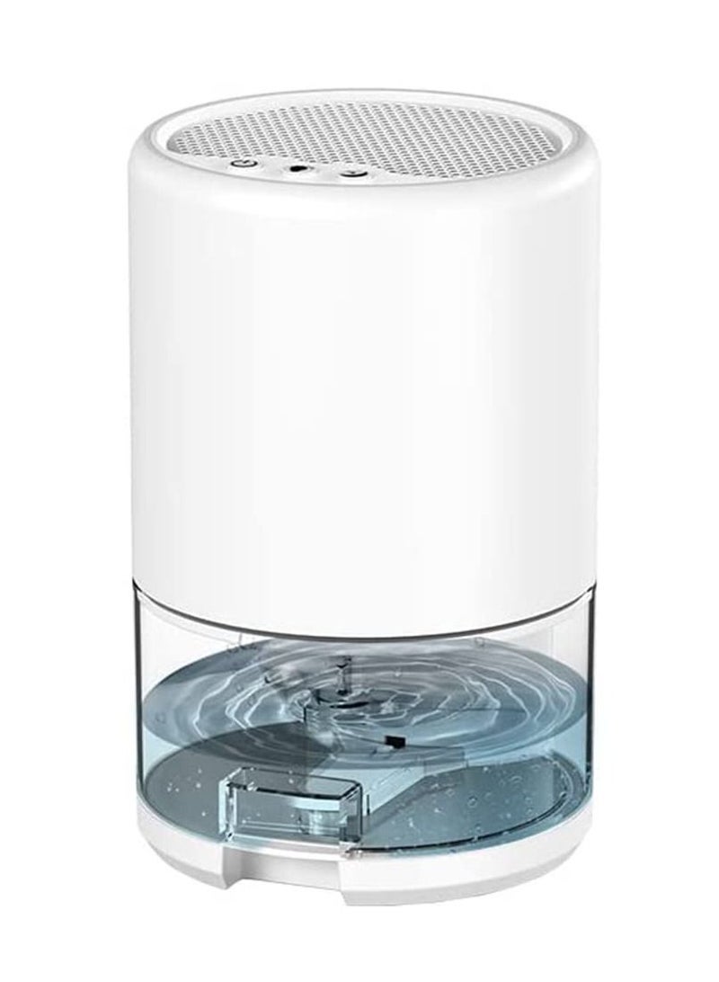 Captaintech Dehumidifier 1000ML Home Dehumidifier 2600 Cubic Feet with 7 Color LED Lights Silent Bedroom Portable Dehumidifier 285 sqft Closet Bedroom Bathroom RV Office (White) - Image 1