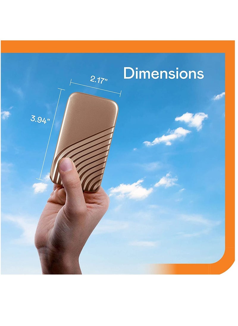 Generic My Passport SSD - Portable SSD, up to 1050MB/s Read and 1000MB/s Write Speeds, USB 3.2 Gen 2 - 2TB  - Image 2