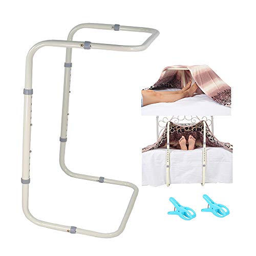 Zelen Blanket Lifter for Feet Lift Bar Sheet Riser Foot Tent Blanket Support Holder 2634 Adjustable Bed Cradle Assistance Device Hospital Bed Rail Accessories Leg Knee Ankle Post Surgery Recovery
