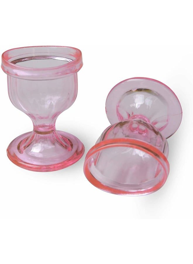 ANCIENTIMPEX ANCIENT IMPEX Pink Colored Eye Wash Cups for Effective Eye Cleansing - Eye Shaped Rim, Snug Fit (Set 2 Pcs.) - Image 3