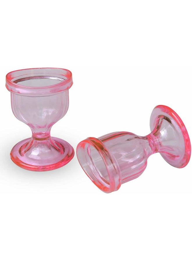 ANCIENTIMPEX ANCIENT IMPEX Pink Colored Eye Wash Cups for Effective Eye Cleansing - Eye Shaped Rim, Snug Fit (Set 2 Pcs.) - Image 2