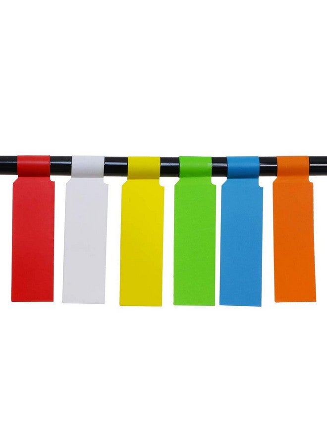 Mini Skater 180 Packs Self Adhesive Cable Labels Waterproof Assorted Color Tear Resistant 6 Sheet Label Stickers For Office Work School Computer Cord Laser Printer - Image 1