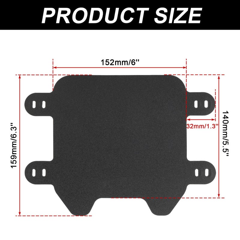 PSLER Motorcycle Front Number Plate - Front Plate for Light Bee S/X Ebike and Sting R / MX3 / MX4 / Pro SS Electric Dirt bike, Highly Elastic Plastic - Image 4