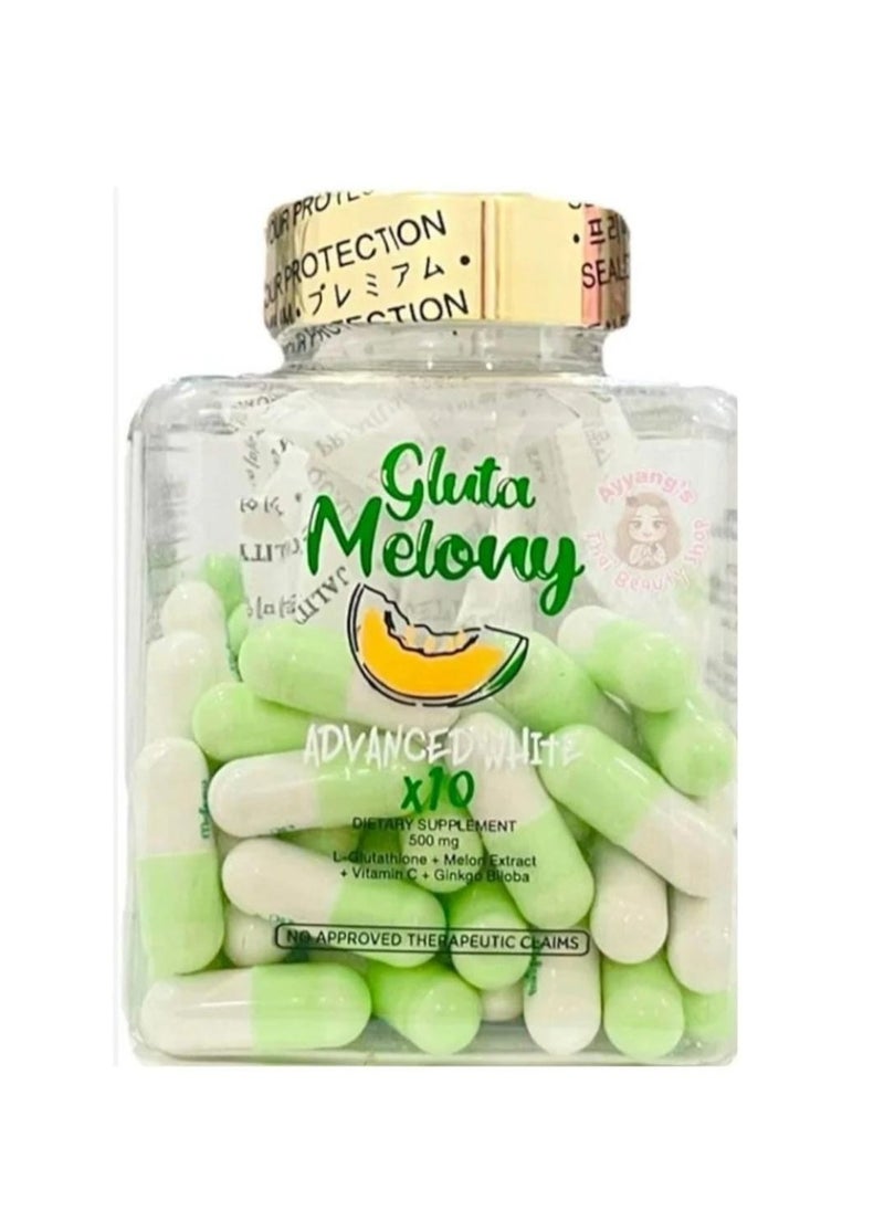 Aishi  Gluta Melony Advance White x10 - 60 Capsule  - Image 1
