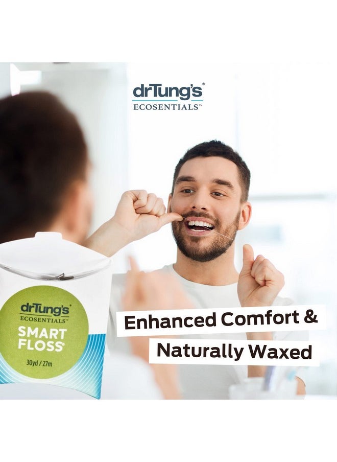drTung's - Smart Floss Natural Floss Ptfe & Pfas Free Floss Gentle On Gums Expands & Stretches Bpa Free Floss Natural Dental Floss Cardamom Flavor (Pack Of 7) - Image 1