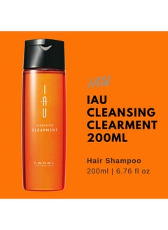 Lebel Lebel IAU Cleansing Clearment Hair Shampoo 200ml & Lebel IAU Silky Repair Hair Treatment 200ml Set  - Image 2