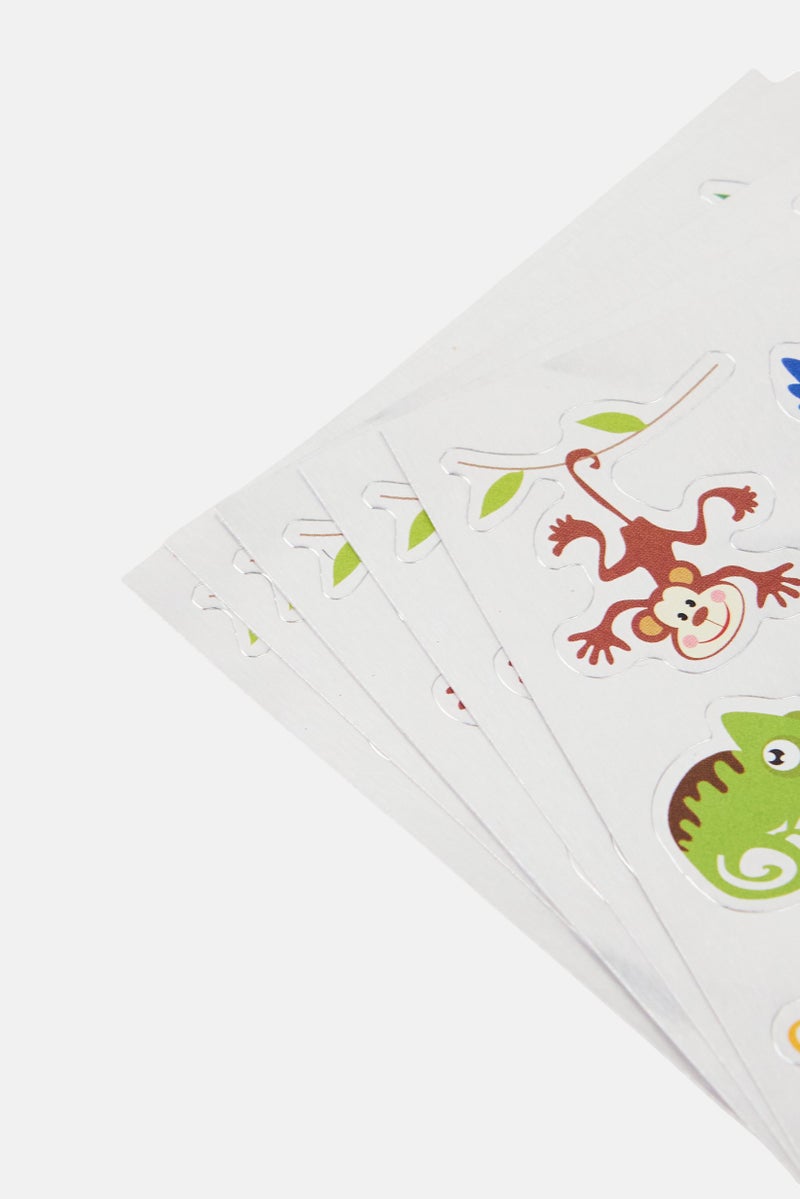 Expertiz 5 Sheets Animal Sticker, Multicolor - Image 3
