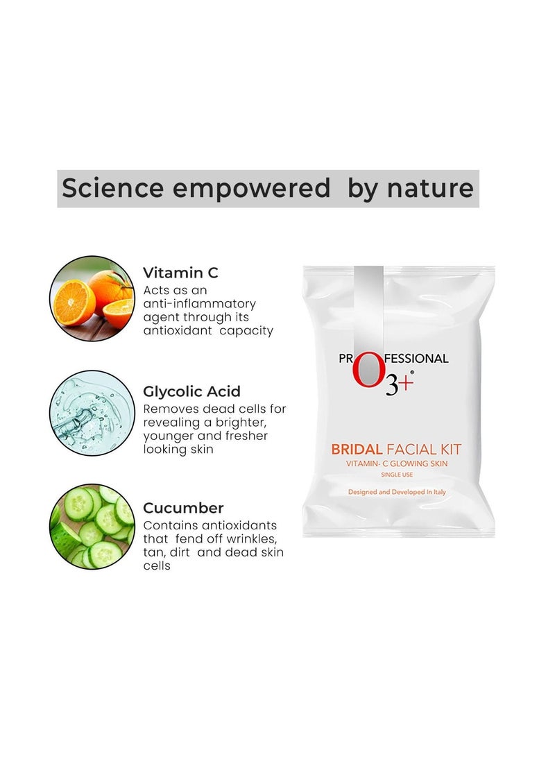 O3+ Bridal Facial Vitamin C Glowing Skin Kit - Image 3