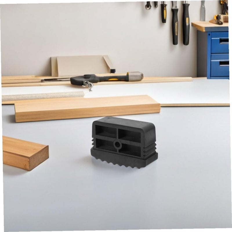 Non Slip Rubber Ladder Feet Covers 2PCS Safety Bumpers Pads Step Stool Replacement - Image 5