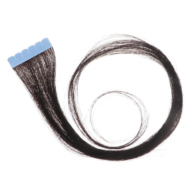 Beaupretty Black Tape in Virgin Human Hair Extensions for Women Durable and Reusable Easy to Style Adds and Volume for Daily Use and Parties - Image 1