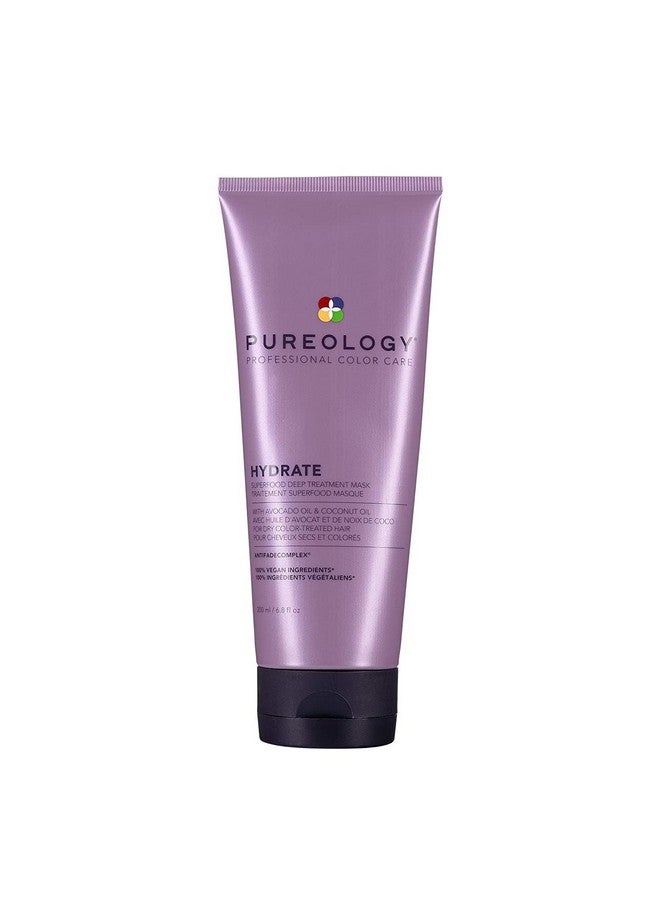 Hair Mask Superfood Deep Treatment Nourishes And Softens Hair For Dry Colourtreated Hair Sulfatefree Vegan Hydrate 200Ml