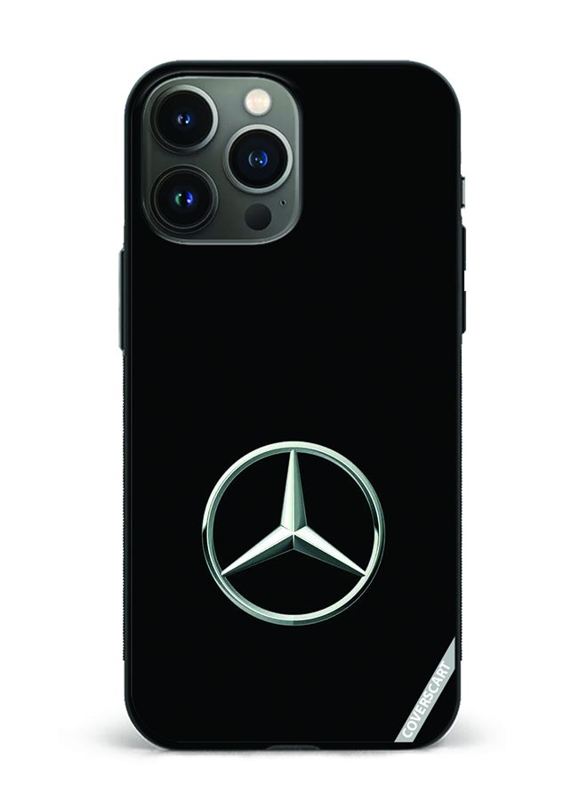 Protective Case Cover For Apple iPhone 14 Pro Max Mercedes Design Black