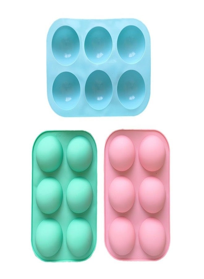 XPAPOV 3 Pcs Silicone Molds for Chocolate - 6 Semi Sphere Hot Cocoa Bomb Mold for Baking Hot Chocolate Bombs, Half Round Dome Mousse, Cocoa Ball - Image 1