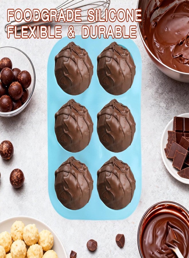 XPAPOV 3 Pcs Silicone Molds for Chocolate - 6 Semi Sphere Hot Cocoa Bomb Mold for Baking Hot Chocolate Bombs, Half Round Dome Mousse, Cocoa Ball - Image 4