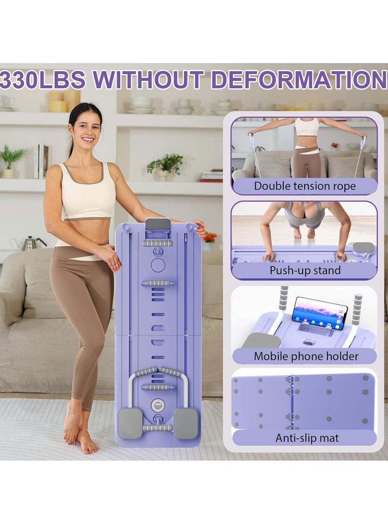 Generic Pilates Board - Pilates Reformer Set, Multi-Purpose Foldable Pilates Reformer Board for Home, 5 in 1 Pilates Sliding Board - Image 5
